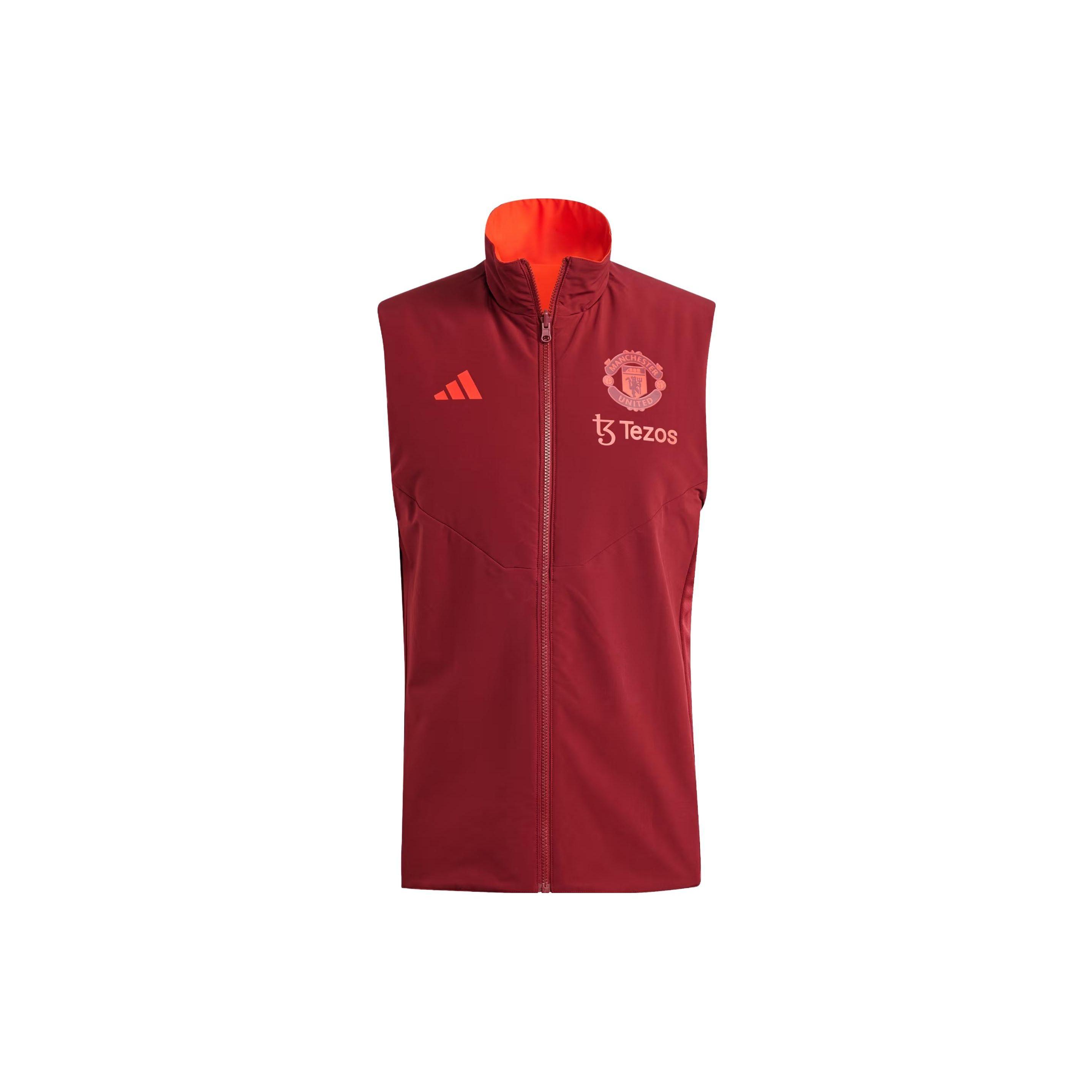 Adidas Manchester United Tiro 23 Winterized Vest Reversible With Logo Print Men Vests Orange Red IQ4789 S
Adidas Manchester United Tiro 23 Winterized Vest Reversible With Logo Print Men Vests Orange Red IQ4789 S