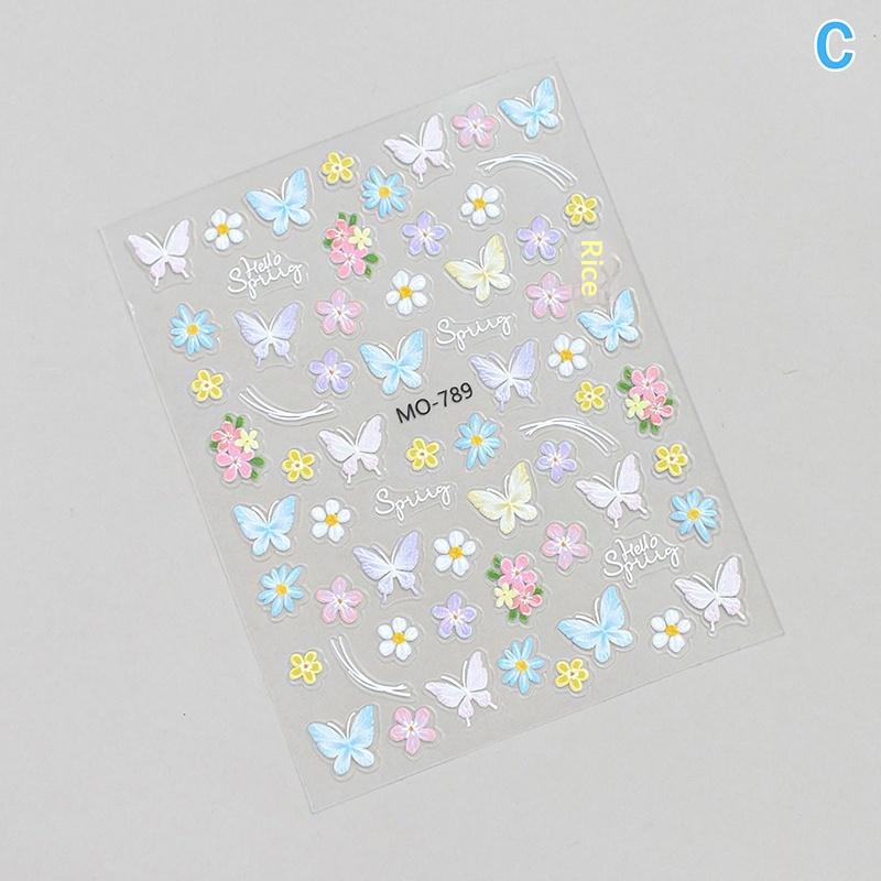 Dopamine Spring Flowers Butterfly Small Flowers Tulip Relief 3D Nail Stickers Decoration Colorful Bow Butterfly Manicure Sliders
Dopamine Spring Flowers Butterfly Small Flowers Tulip Relief 3D Nail Stickers Decoration Colorful Bow Butterfly Manicure Sliders