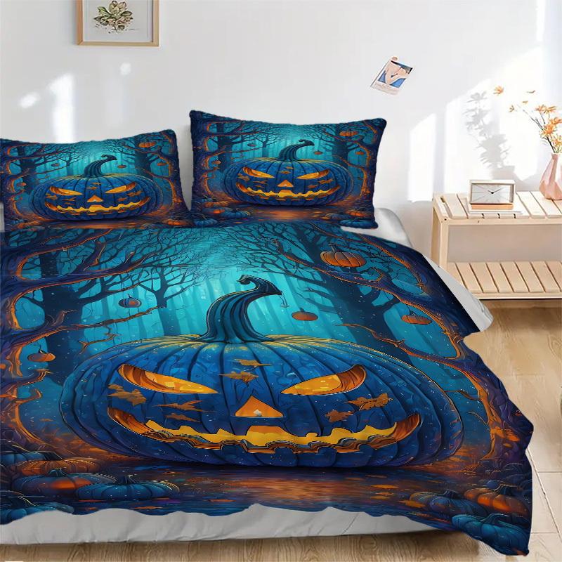 3pcs Halloween pumpkin Duvet Cover Set - Machine Washable, Includes 1 Cover and 2 Pillowcases, No Core Included yy251013127 135x200cm
3pcs Halloween pumpkin Duvet Cover Set - Machine Washable, Includes 1 Cover and 2 Pillowcases, No Core Included yy251013127 135x200cm