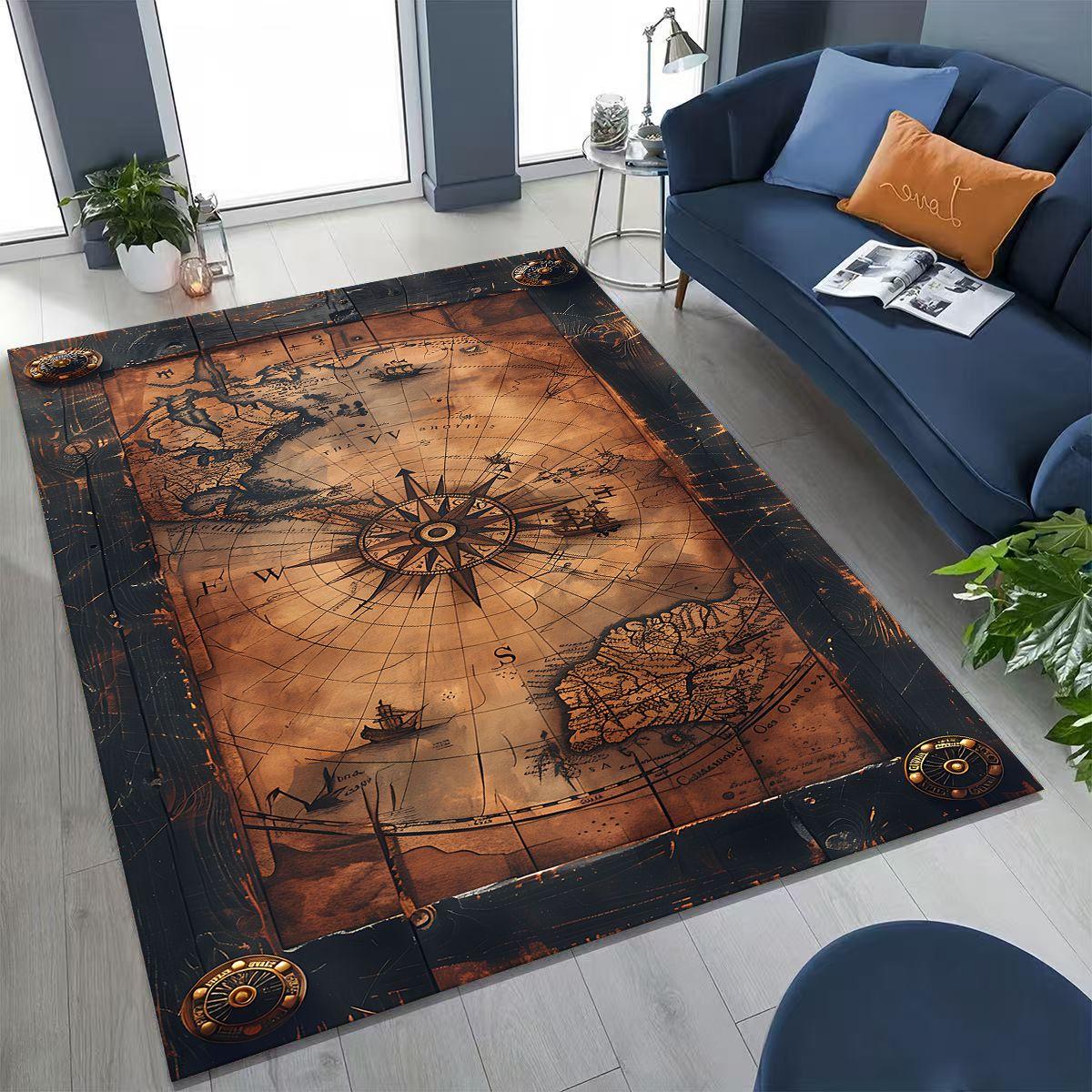 Ретро Морская Карта Схема Карта Сокровищ Компас Мото Ковер для Спальни Гостиной Дивана Домашний Придверный Коврик Декор, Детский Нескользящий Напольный Коврик 40x60cm( 15x23in )
Ретро Морская Карта Схема Карта Сокровищ Компас Мото Ковер для Спальни Гостиной Дивана Домашний Придверный Коврик Декор, Детский Нескользящий Напольный Коврик 40x60cm( 15x23in )