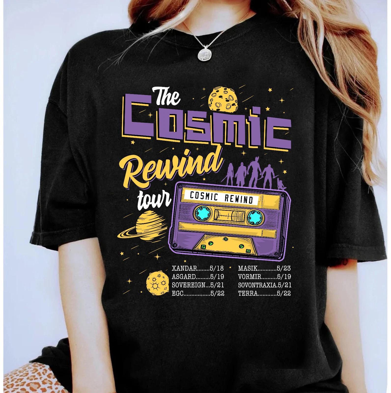 The Cosmic Rewind Tour Cassette Guardians Tee Unisex Adul100% Cotton T-shirt Mens Tees Top Kid Tee S
The Cosmic Rewind Tour Cassette Guardians Tee Unisex Adul100% Cotton T-shirt Mens Tees Top Kid Tee S