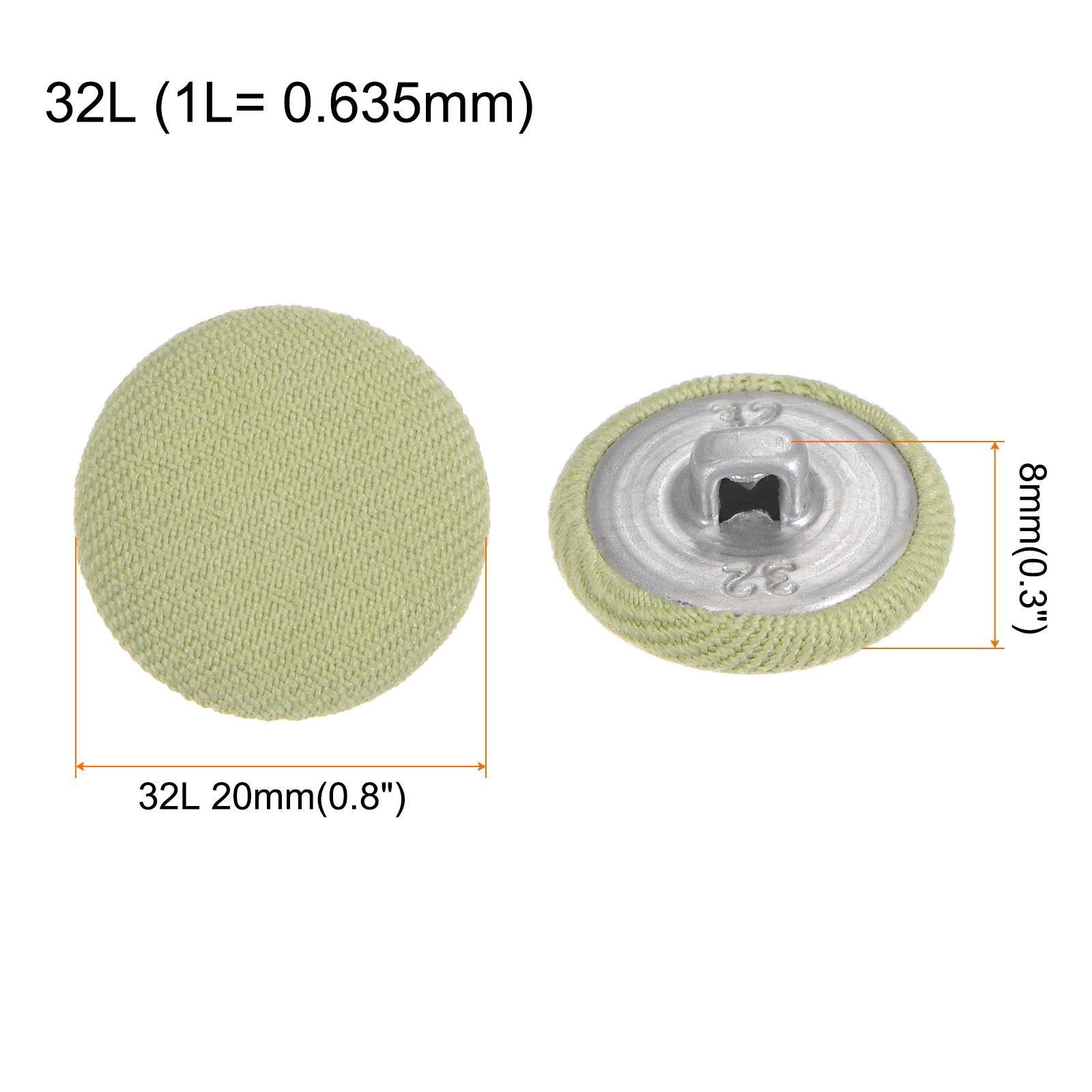 10pcs Fabric Cloth Covered Button 20mm Metal Round Sewing Buttons, Light Green/Army Green/Alloy Orange армія зелений колір
10pcs Fabric Cloth Covered Button 20mm Metal Round Sewing Buttons, Light Green/Army Green/Alloy Orange армія зелений колір