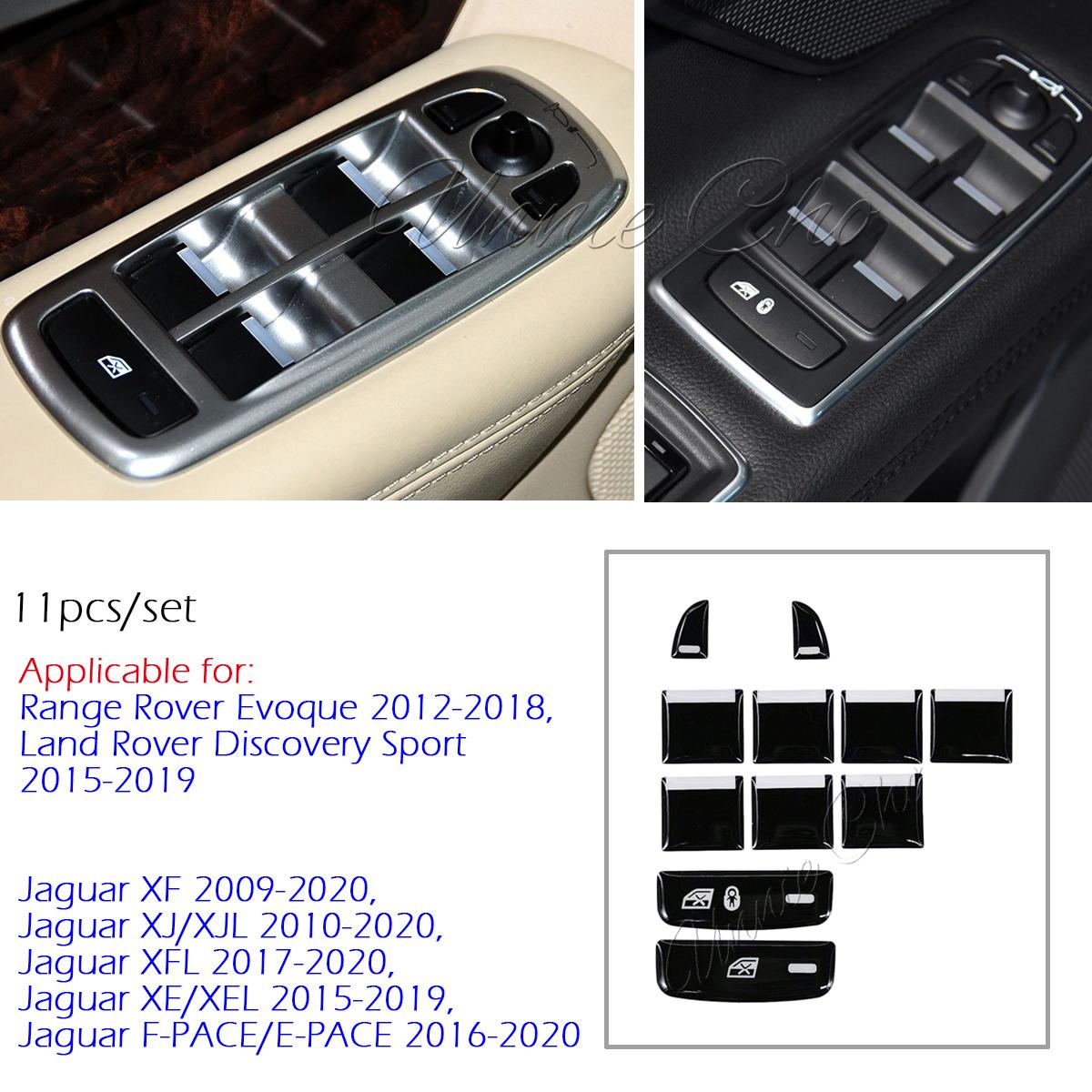 Window Button Cover Trim for Jaguar XJ XJL XF XFL XE XEL F-Pace E-Pace for Range Rover Evoque for Land Rover Discovery Sport window sticker
Window Button Cover Trim for Jaguar XJ XJL XF XFL XE XEL F-Pace E-Pace for Range Rover Evoque for Land Rover Discovery Sport window sticker