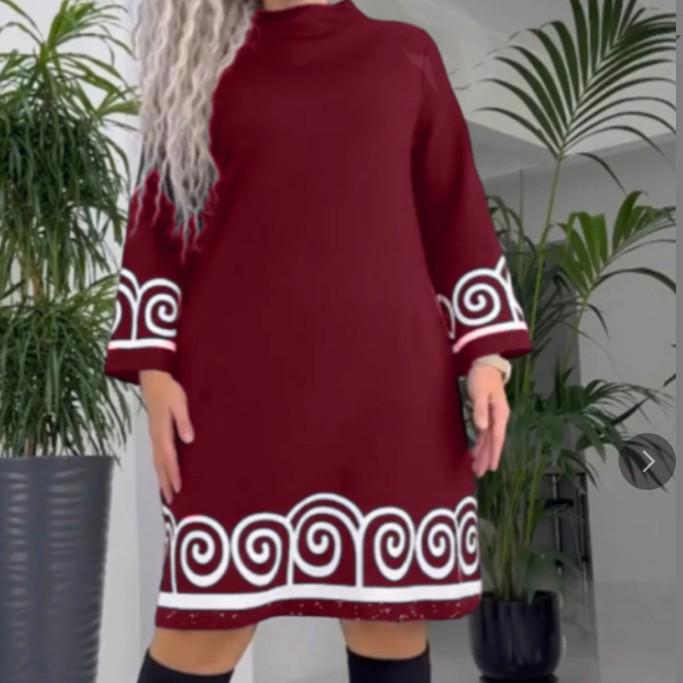 2023 Этнический стиль Абстрактный цветочный Круглый вырез Повседневное платье XXXL красный
2023 Этнический стиль Абстрактный цветочный Круглый вырез Повседневное платье XXXL красный