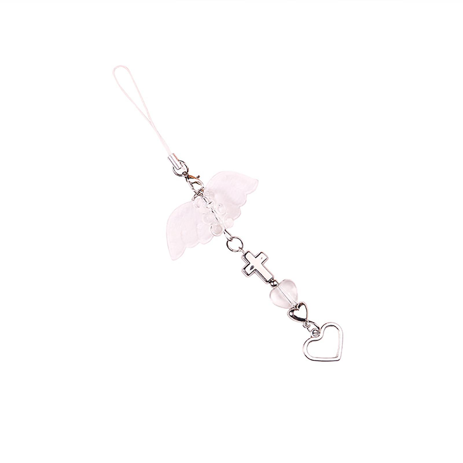 Fashionable Phones Chain Accessory Elegant Winged Beaded Phone Chain Charm Beaded Phone Pendant for Women and Girls
Fashionable Phones Chain Accessory Elegant Winged Beaded Phone Chain Charm Beaded Phone Pendant for Women and Girls