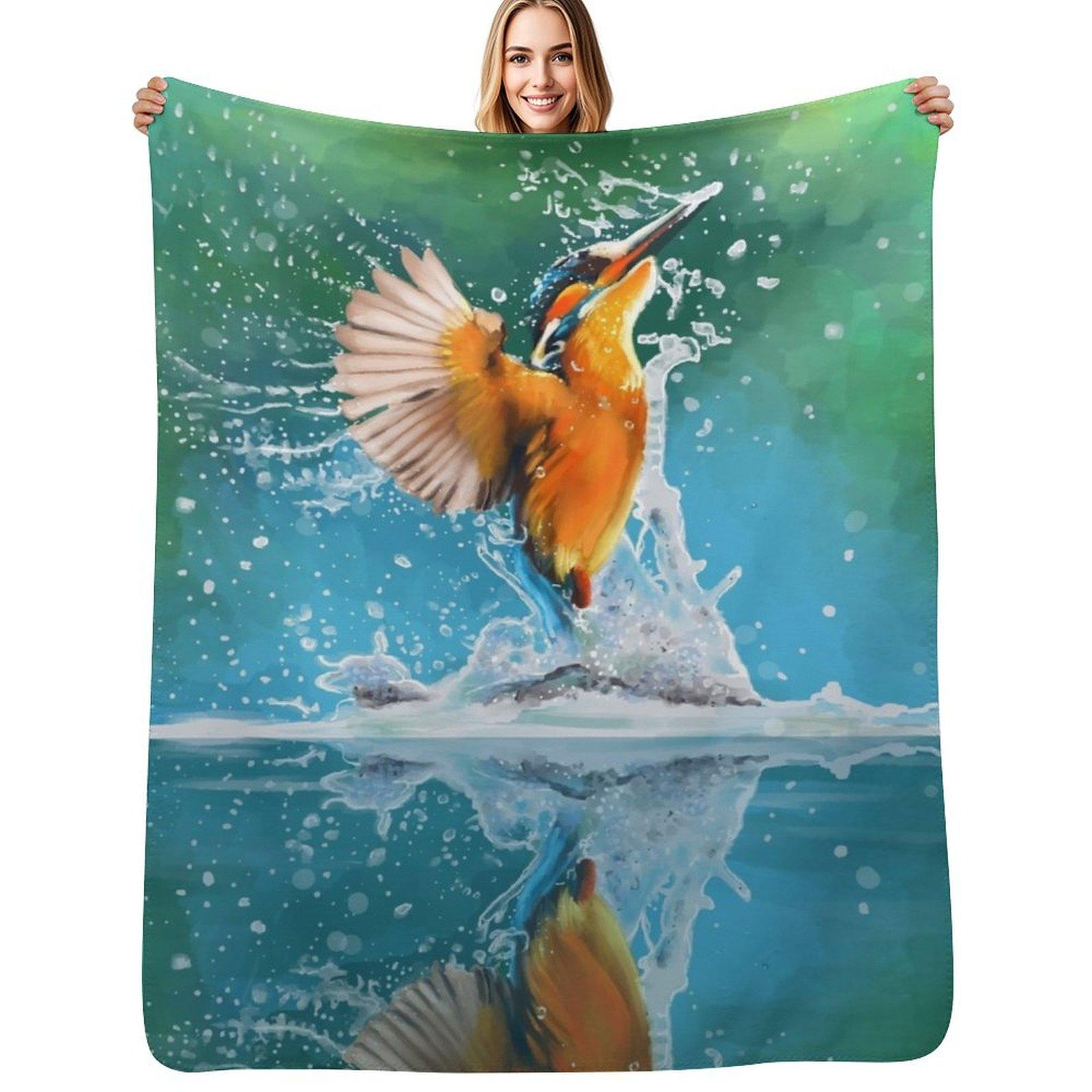kingfisher Throw Blanket Color Fast Cozy Throw Blanket 102x76cm(40x30in)
kingfisher Throw Blanket Color Fast Cozy Throw Blanket 102x76cm(40x30in)