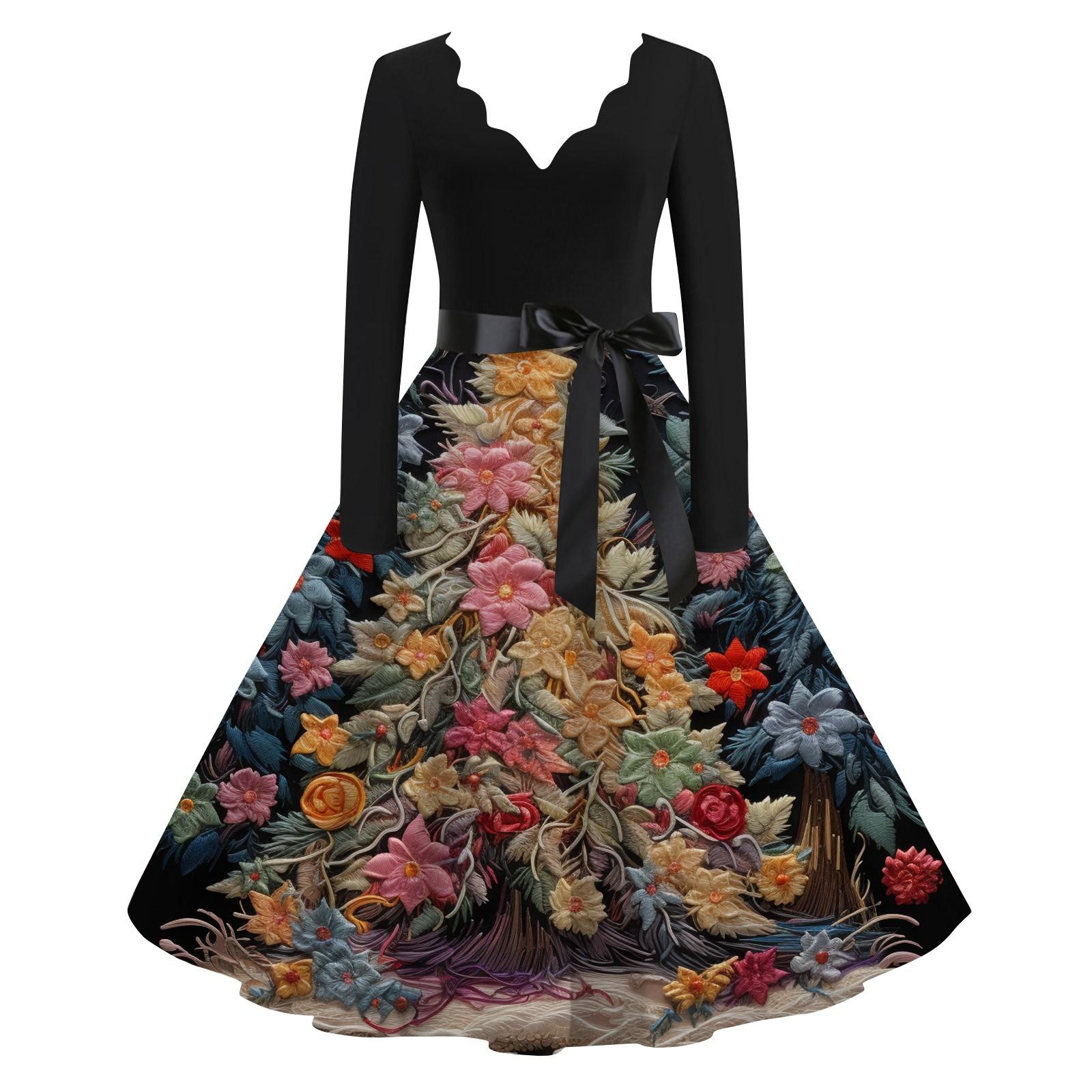 Женское повседневное и модное рождественское платье с V-образным вырезом и большим подолом, длинное платье с рукавами XXXL розовый
Женское повседневное и модное рождественское платье с V-образным вырезом и большим подолом, длинное платье с рукавами XXXL розовый