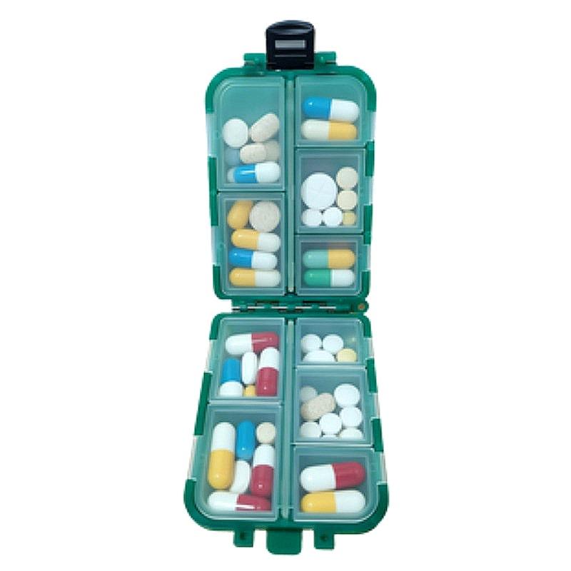 Portable Pill Organizer - Moisture-proof Travel Pill Case, Tablet and Storage Container, Can Hold Various Sizes of Pills,for Travel and Household 1PC зелений
Portable Pill Organizer - Moisture-proof Travel Pill Case, Tablet and Storage Container, Can Hold Various Sizes of Pills,for Travel and Household 1PC зелений