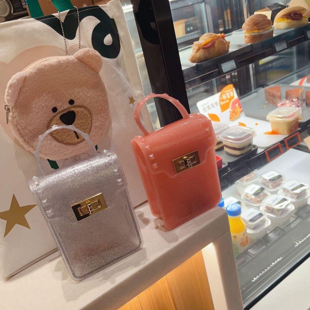 Fashion Shoulder Bag Vertical Style Jelly Bag Durable Handbags Cell Phone срібний
Fashion Shoulder Bag Vertical Style Jelly Bag Durable Handbags Cell Phone срібний