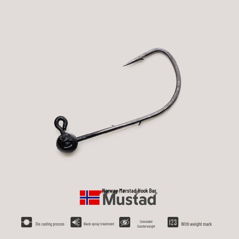 Mustada Micro Fishing Lure Hook Set - 10 Reinforced Round Lead Head Hooks for Bass, Perch, Mandarin Fish
Mustada Micro Fishing Lure Hook Set - 10 Reinforced Round Lead Head Hooks for Bass, Perch, Mandarin Fish