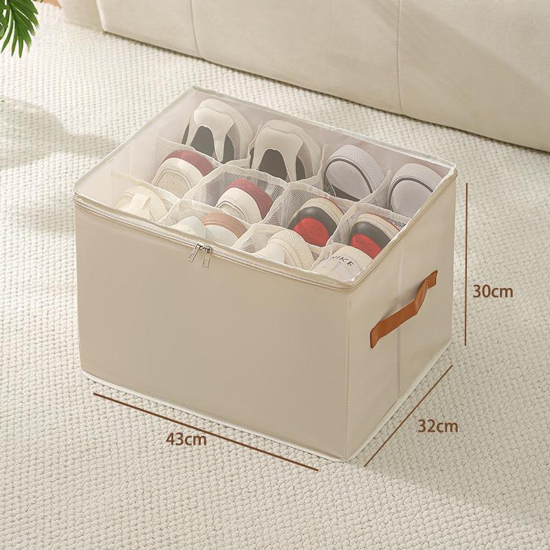 1 PC Foldable Shoe Organizer with Lid - Dustproof Storage Box for Shoe Accessories - Versatile Home Organization 1 PC бежевий
1 PC Foldable Shoe Organizer with Lid - Dustproof Storage Box for Shoe Accessories - Versatile Home Organization 1 PC бежевий