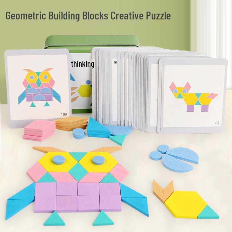 Montessori Geometric Tangram Blocks: Educational Puzzle for Early Childhood Shape Cognition
Montessori Geometric Tangram Blocks: Educational Puzzle for Early Childhood Shape Cognition