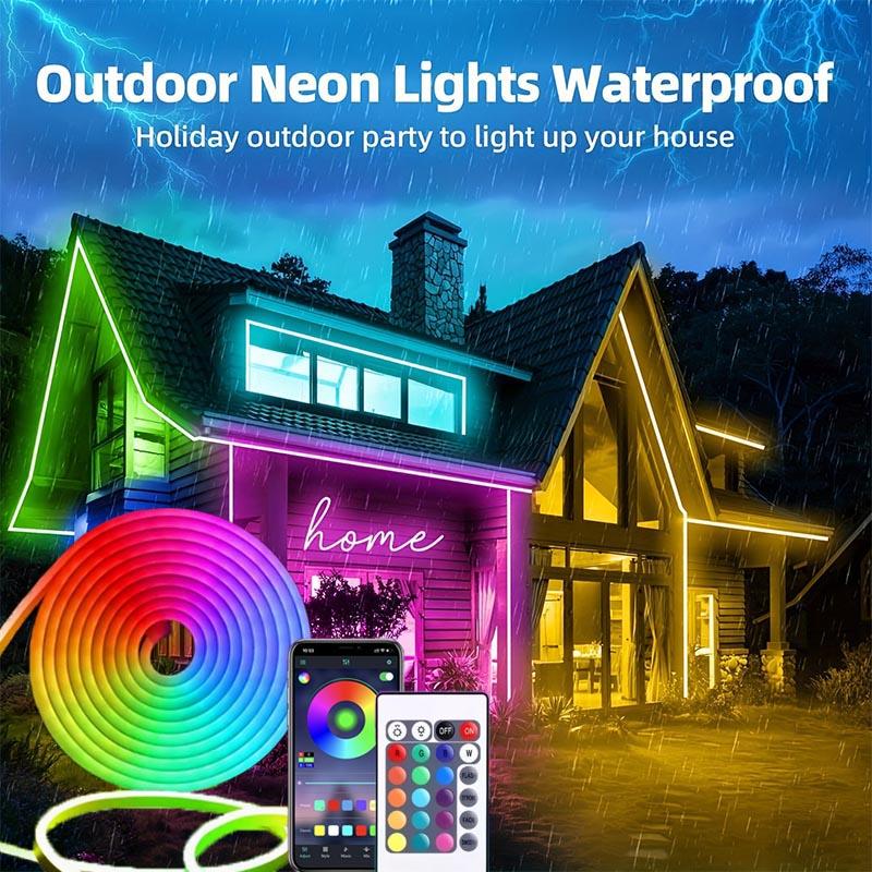 5V RGB Neon LED Strip Light – IP65 Waterproof, Bluetooth APP Control, Music Sync & 24-Key Remote for TV Bedroom Party Home Decor 1M
5V RGB Neon LED Strip Light – IP65 Waterproof, Bluetooth APP Control, Music Sync & 24-Key Remote for TV Bedroom Party Home Decor 1M