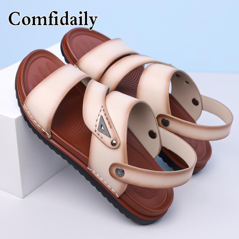 Men Simple Flats Sandals Summer Roman Sandals Retro Black Brown Open Toe Leather Beach Shoes Plus Size EU:48 бежевий
Men Simple Flats Sandals Summer Roman Sandals Retro Black Brown Open Toe Leather Beach Shoes Plus Size EU:48 бежевий