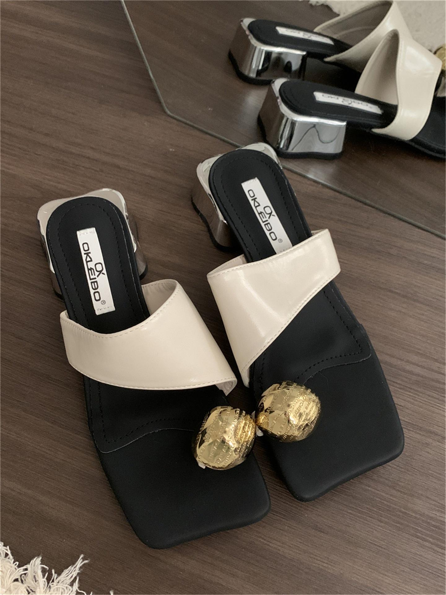 2025 summer new fairy wind metal buckle clip foot stiletto high heel slippers women wear fashion sandals women 39
2025 summer new fairy wind metal buckle clip foot stiletto high heel slippers women wear fashion sandals women 39