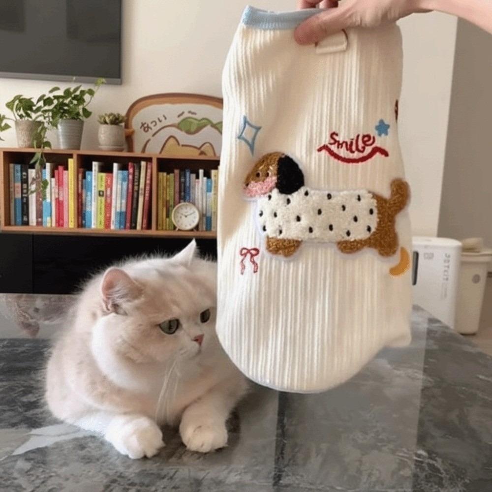 Breathable Dog Undershirt with Leash Hook Pet Clothing New Puppy Vest for Small Dogs L
Breathable Dog Undershirt with Leash Hook Pet Clothing New Puppy Vest for Small Dogs L