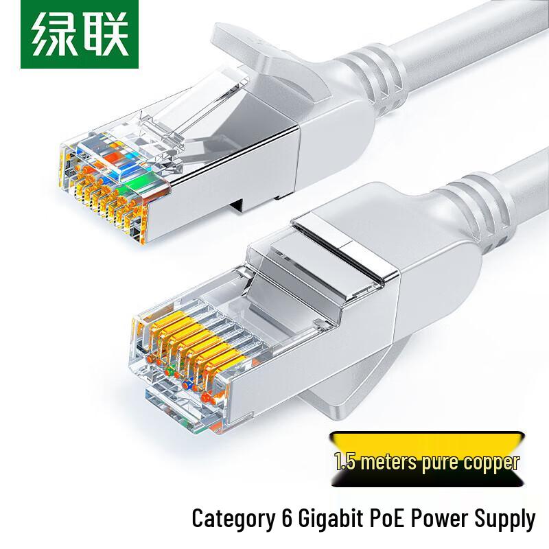 Ugreen CAT6 Pure Copper Gigabit Ethernet Patch Cable
Ugreen CAT6 Pure Copper Gigabit Ethernet Patch Cable