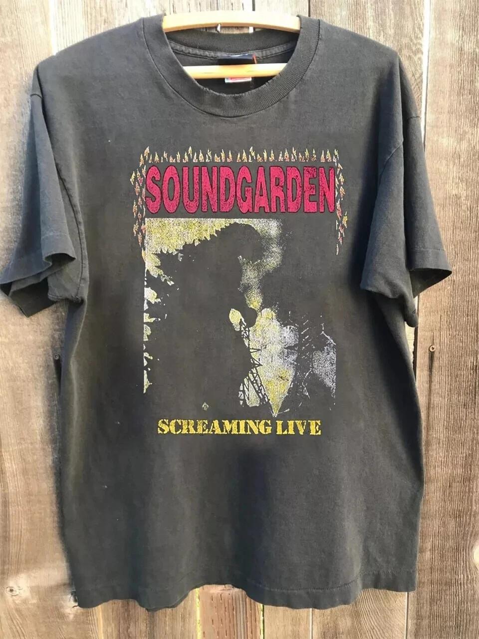 2026 Summer Men s Pure Cotton Vintage Soundgarden Rock T-shirt Casual Stylish Loose and Breathable Suitable for Everyday Wear 5XL різнокольоровий
2026 Summer Men s Pure Cotton Vintage Soundgarden Rock T-shirt Casual Stylish Loose and Breathable Suitable for Everyday Wear 5XL різнокольоровий