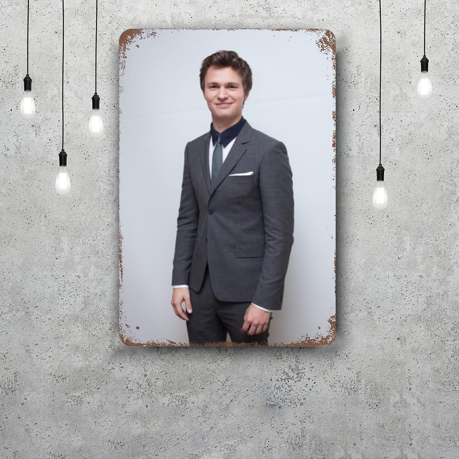 ansel elgort Retro Vintage Tin Sign Poster Decorative Plaque Metal Plate Wall Decor 20x30cm(7.8x11.8inch)
ansel elgort Retro Vintage Tin Sign Poster Decorative Plaque Metal Plate Wall Decor 20x30cm(7.8x11.8inch)