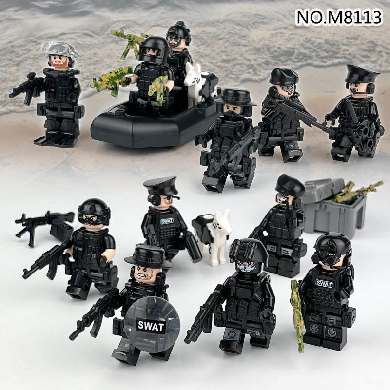 Tactical Soldier Mini Action Figures Building Blocks, SWAT Military DIY Toys with Armor, Ideal Gift for Boys & Adults
Tactical Soldier Mini Action Figures Building Blocks, SWAT Military DIY Toys with Armor, Ideal Gift for Boys & Adults