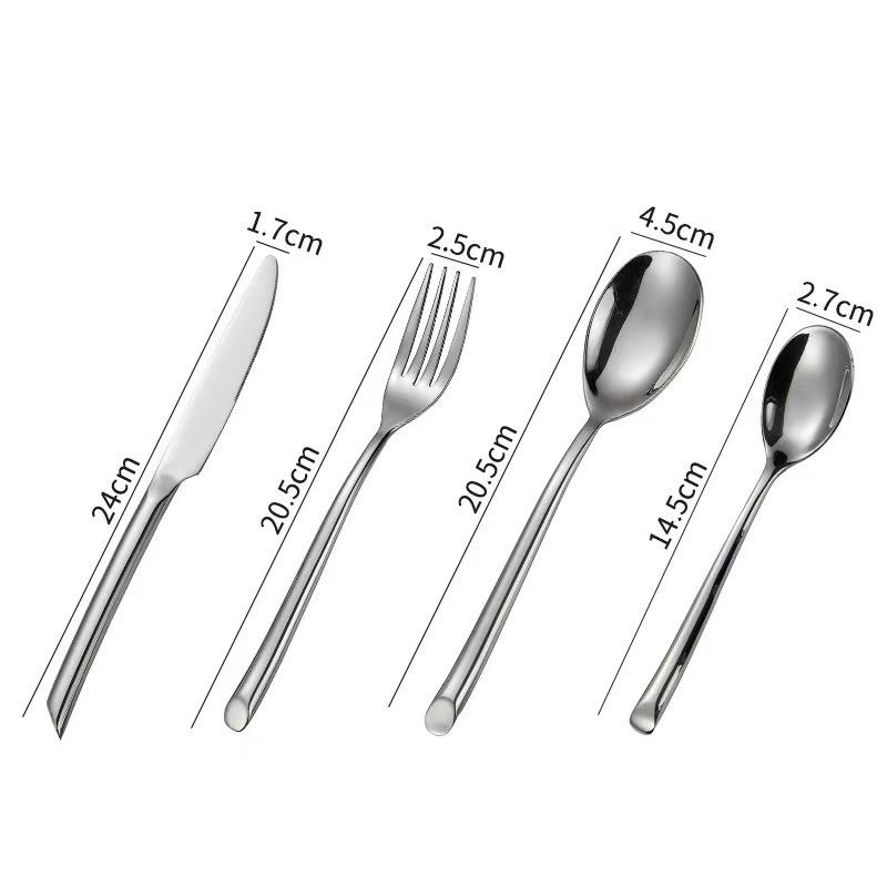 Набор столовых приборов из 16 предметов, столовые приборы из нержавеющей стали, ножи, вилки, ложки, креативная ручка, столовая посуда, можно мыть в посудомоечной машине, подарок серебряный
Набор столовых приборов из 16 предметов, столовые приборы из нержавеющей стали, ножи, вилки, ложки, креативная ручка, столовая посуда, можно мыть в посудомоечной машине, подарок серебряный