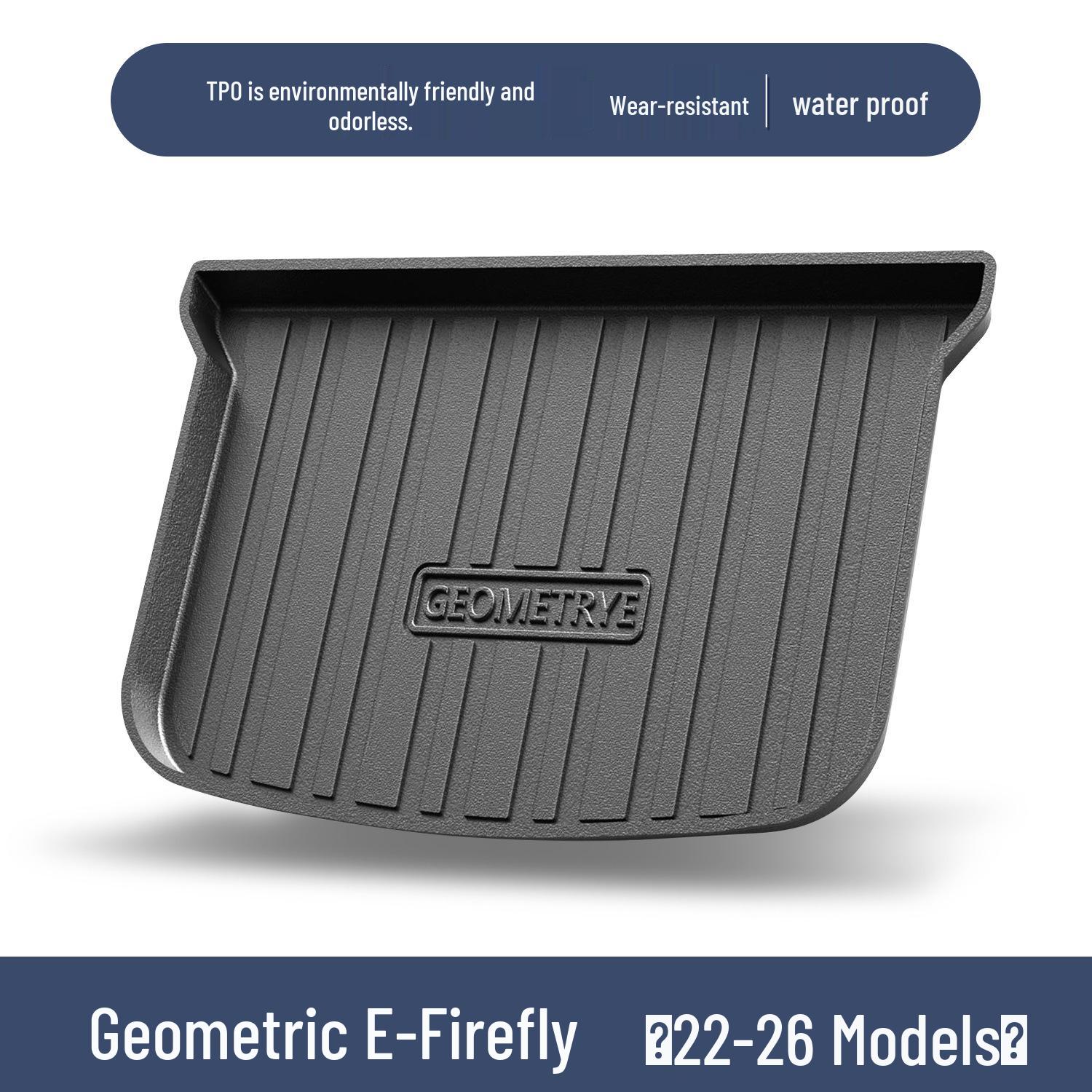 Geely Geometry E Firefly Trunk Mat - Car Interior TPE Tail Box Accessory 100*90
Geely Geometry E Firefly Trunk Mat - Car Interior TPE Tail Box Accessory 100*90