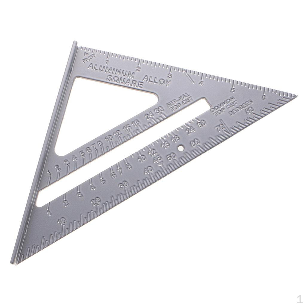 7inch Portable Aluminum Alloy Triangle Ruler Square Carpenter Woodworking Framing Measuring Tool
7inch Portable Aluminum Alloy Triangle Ruler Square Carpenter Woodworking Framing Measuring Tool