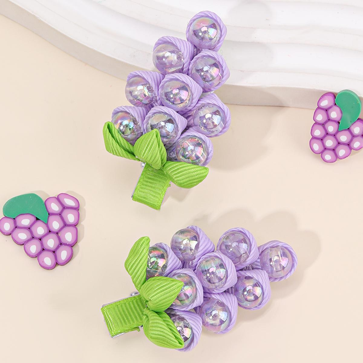 2 шт. 3D Имитация Винограда Заколки для Волос Лазерные Фруктовые Заколки Милая Заколка для Девочек Детей Модный Корейский Стиль Уникальные Аксессуары
2 шт. 3D Имитация Винограда Заколки для Волос Лазерные Фруктовые Заколки Милая Заколка для Девочек Детей Модный Корейский Стиль Уникальные Аксессуары