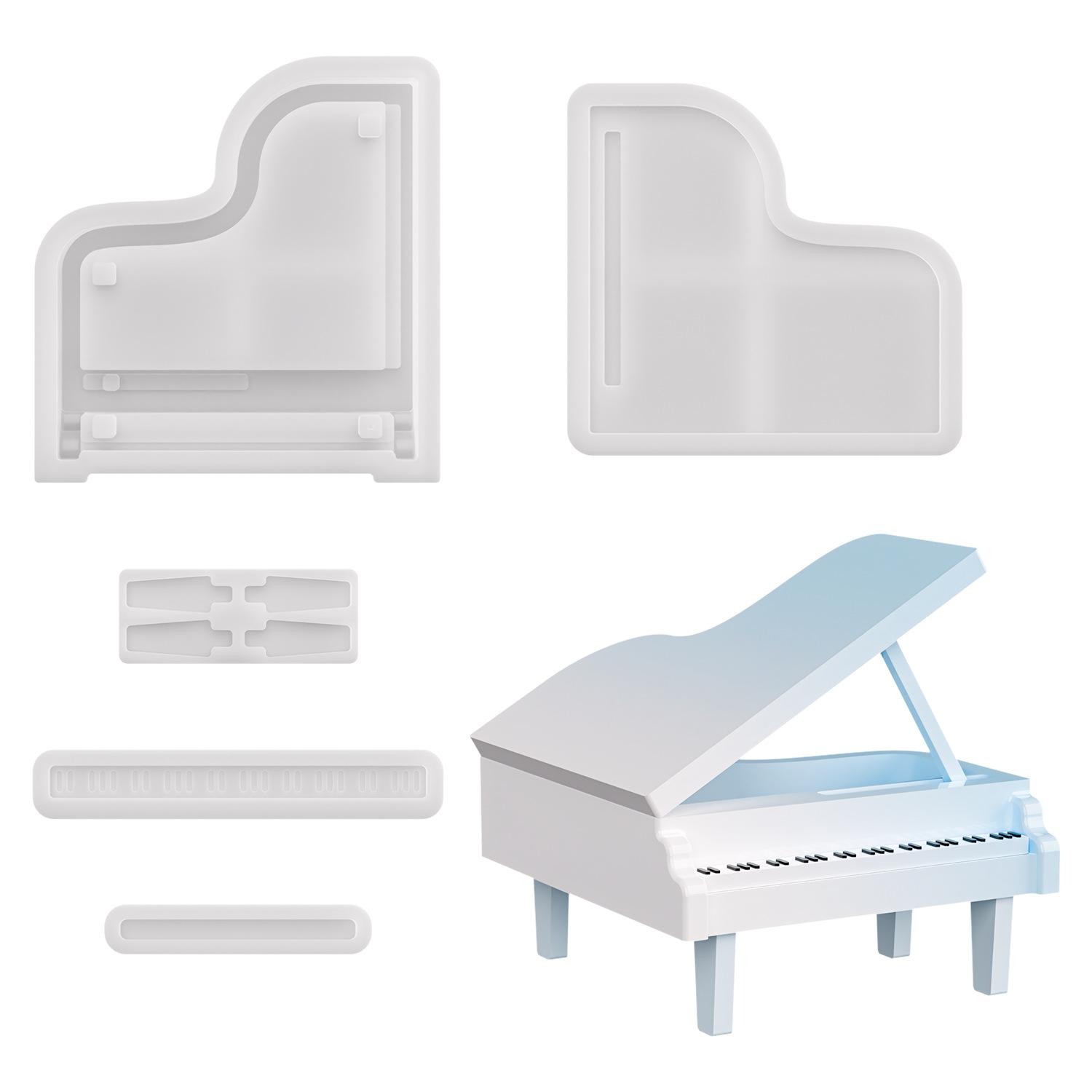 WTEMPO DIY Creative Piano Ornaments Epoxy Mold Furniture Ornaments Plaster Silicone Mold 2set
WTEMPO DIY Creative Piano Ornaments Epoxy Mold Furniture Ornaments Plaster Silicone Mold 2set