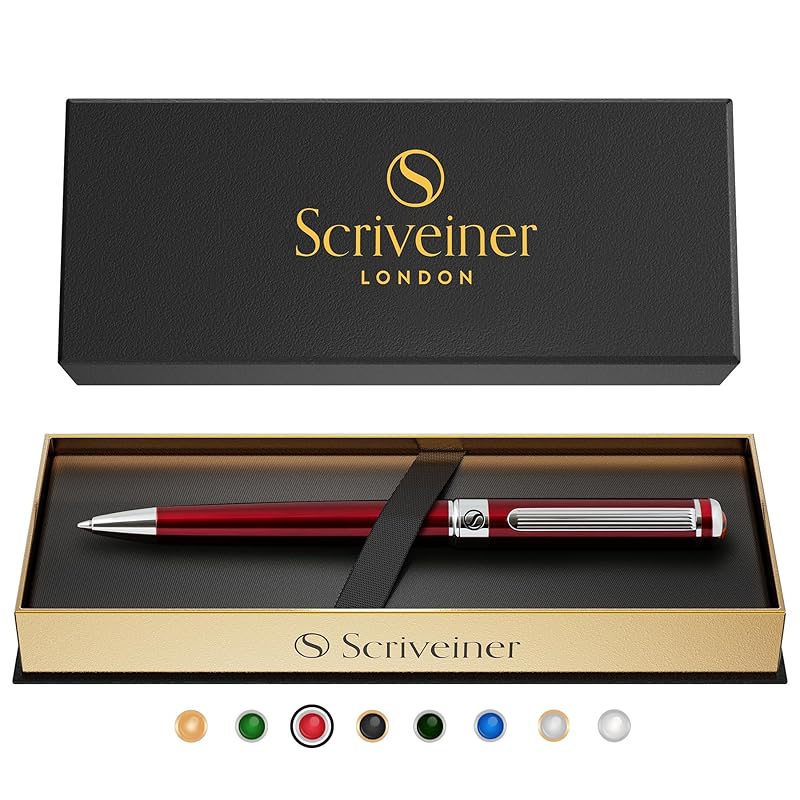 Scriveiner ballpoint pen highest grade chrome finish schmidt black refill best ballpoint pen gift set man and woman businessman board member Perfect
Scriveiner ballpoint pen highest grade chrome finish schmidt black refill best ballpoint pen gift set man and woman businessman board member Perfect