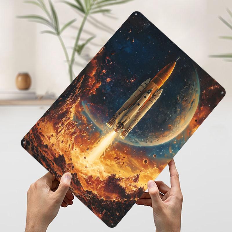 Space Rocket Launch Metal Poster Customized Wall Art Retro Vintage Tinplate Signs for Home Decor Living Room Decoration At Home 7.9x11.8In(20x30cm)
Space Rocket Launch Metal Poster Customized Wall Art Retro Vintage Tinplate Signs for Home Decor Living Room Decoration At Home 7.9x11.8In(20x30cm)