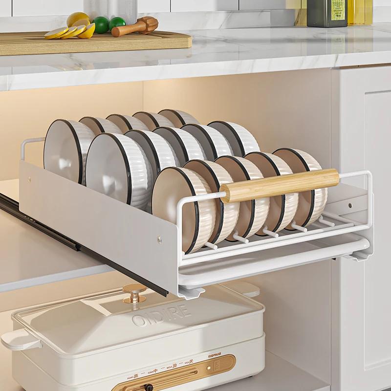 Pull-Out Bowl and Plate Storage Drawer with Drainage Tray Rustproof Metal Grid No-Drill Kitchen Cabinet Storage Organizer 1-tier
Pull-Out Bowl and Plate Storage Drawer with Drainage Tray Rustproof Metal Grid No-Drill Kitchen Cabinet Storage Organizer 1-tier