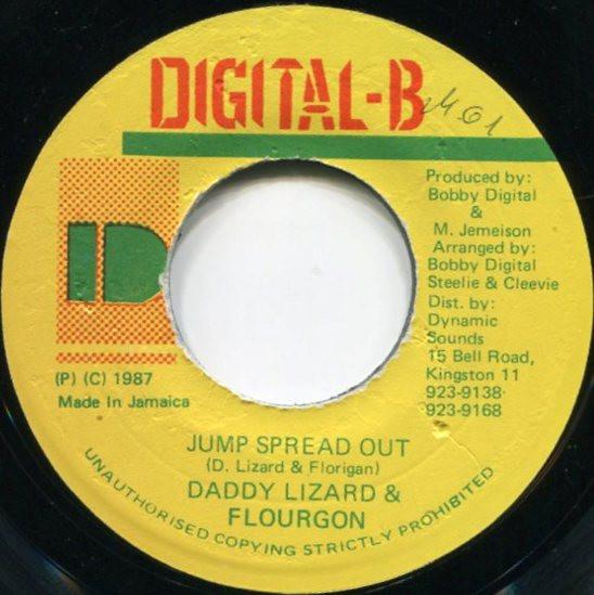 7inch Record DADDY LIZARD & FLOURGON - Jump Spread Out NONE Digital-B 1987 Jamaica Reggae, Ska & Dub Used
7inch Record DADDY LIZARD & FLOURGON - Jump Spread Out NONE Digital-B 1987 Jamaica Reggae, Ska & Dub Used