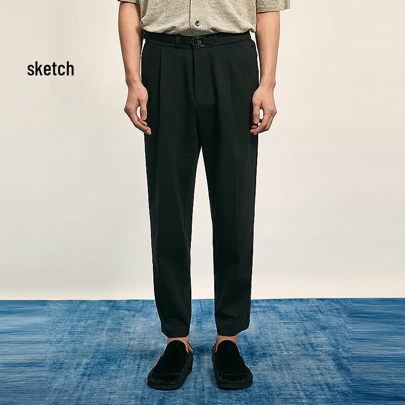 Suxie Men s Tapered Ankle-Length Knit Casual Pants M
Suxie Men s Tapered Ankle-Length Knit Casual Pants M