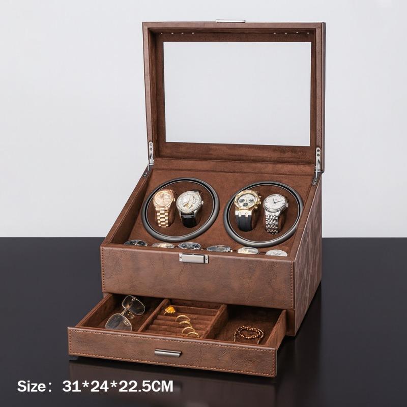 Mechanical Watch Winder Large Capacity Watches Automatic Winding Machine Wrist Watches Organizer Box Jewelry Watch Storage Boxes AU
Mechanical Watch Winder Large Capacity Watches Automatic Winding Machine Wrist Watches Organizer Box Jewelry Watch Storage Boxes AU