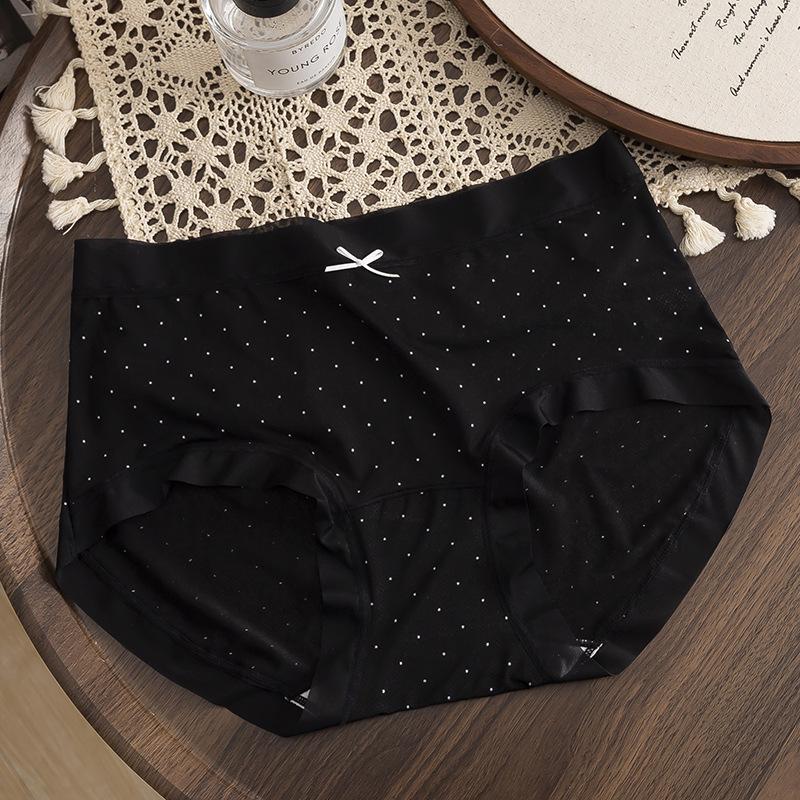 Women s Summer Simple Sweet Polka Dot 10A Antibacterial Ice Silk Non Trace Extended Crotch Waist Triangle Briefs M чёрный
Women s Summer Simple Sweet Polka Dot 10A Antibacterial Ice Silk Non Trace Extended Crotch Waist Triangle Briefs M чёрный