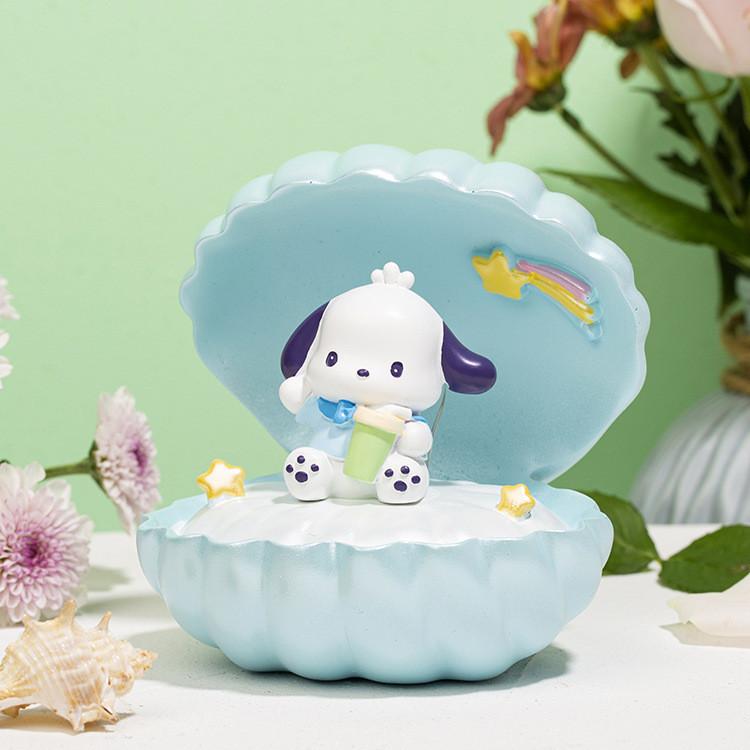 Ночник на батарейках мультяшный милый в форме морской раковины с Почакко и Помпом Пурином синий
Ночник на батарейках мультяшный милый в форме морской раковины с Почакко и Помпом Пурином синий