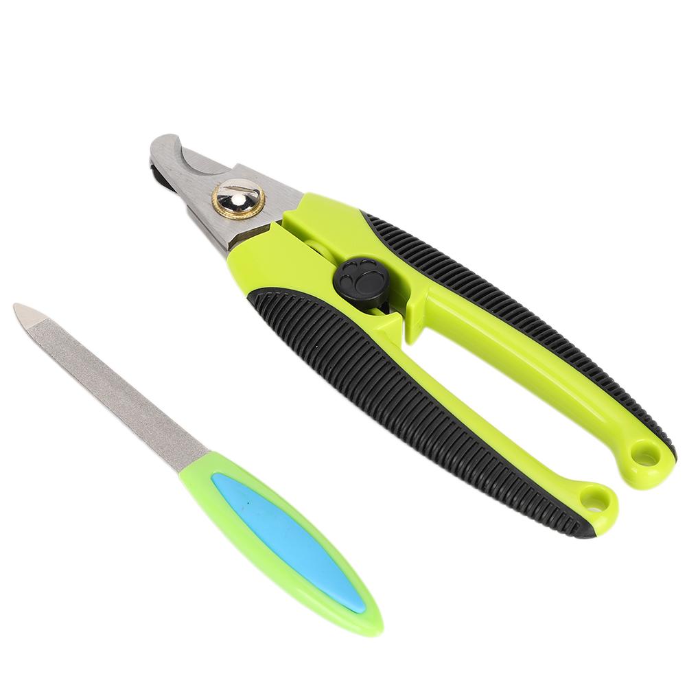Pet Nail Clipper Scissors Cutter Grinding Knife Clipping Kit NonSlip Handle for Cats Dogs(K109 Ripple Handle )
Pet Nail Clipper Scissors Cutter Grinding Knife Clipping Kit NonSlip Handle for Cats Dogs(K109 Ripple Handle )