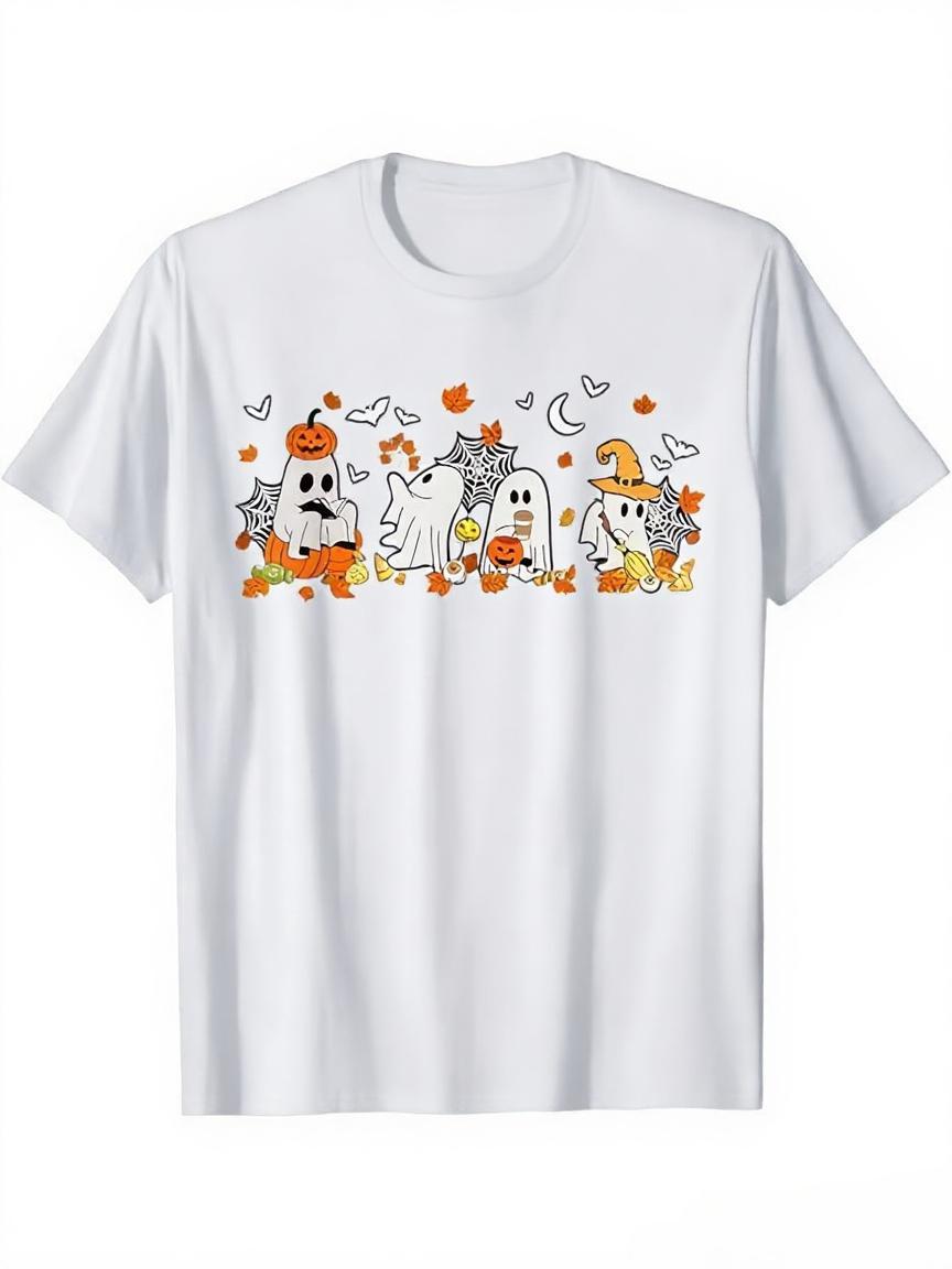 Mens and Womens Halloween TShir Pumpkins Bats Graphic Pure Cotton Tee Casual Comfortable Material Holiday Shoppers S
Mens and Womens Halloween TShir Pumpkins Bats Graphic Pure Cotton Tee Casual Comfortable Material Holiday Shoppers S