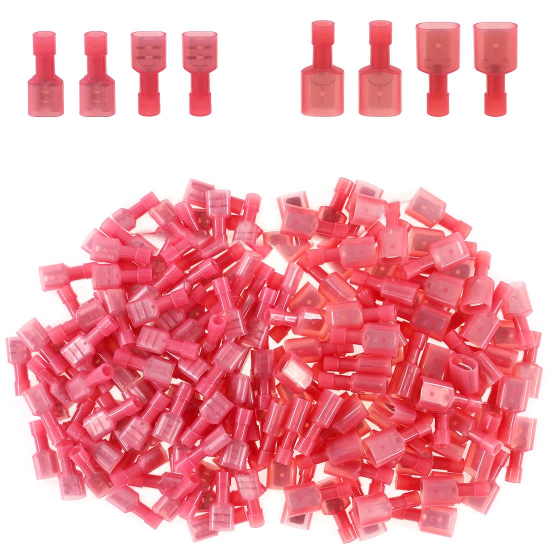 50pair 22-16 Gauge Fully Insulated Female Male Spade Nylon Quick Disconnect Electrical Insulated Crimp Terminals Connectors
50pair 22-16 Gauge Fully Insulated Female Male Spade Nylon Quick Disconnect Electrical Insulated Crimp Terminals Connectors