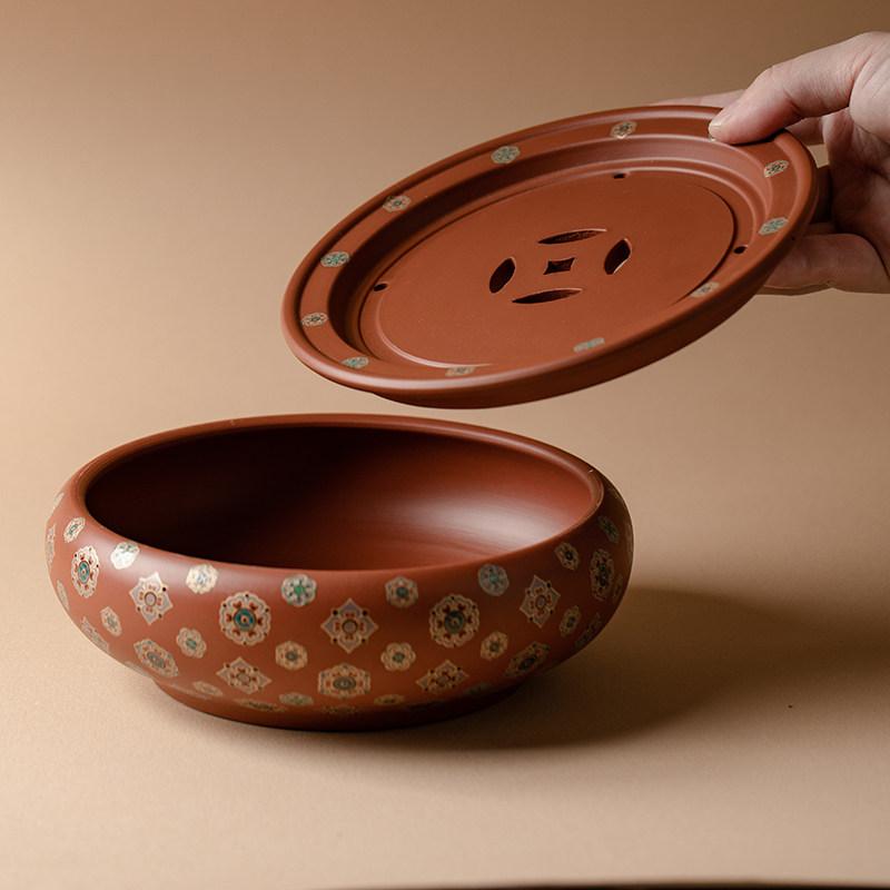 Zhuni hand-drawn embryo tea tray, traditional household Zen style ceramic pot, light luxury dry tea table
Zhuni hand-drawn embryo tea tray, traditional household Zen style ceramic pot, light luxury dry tea table