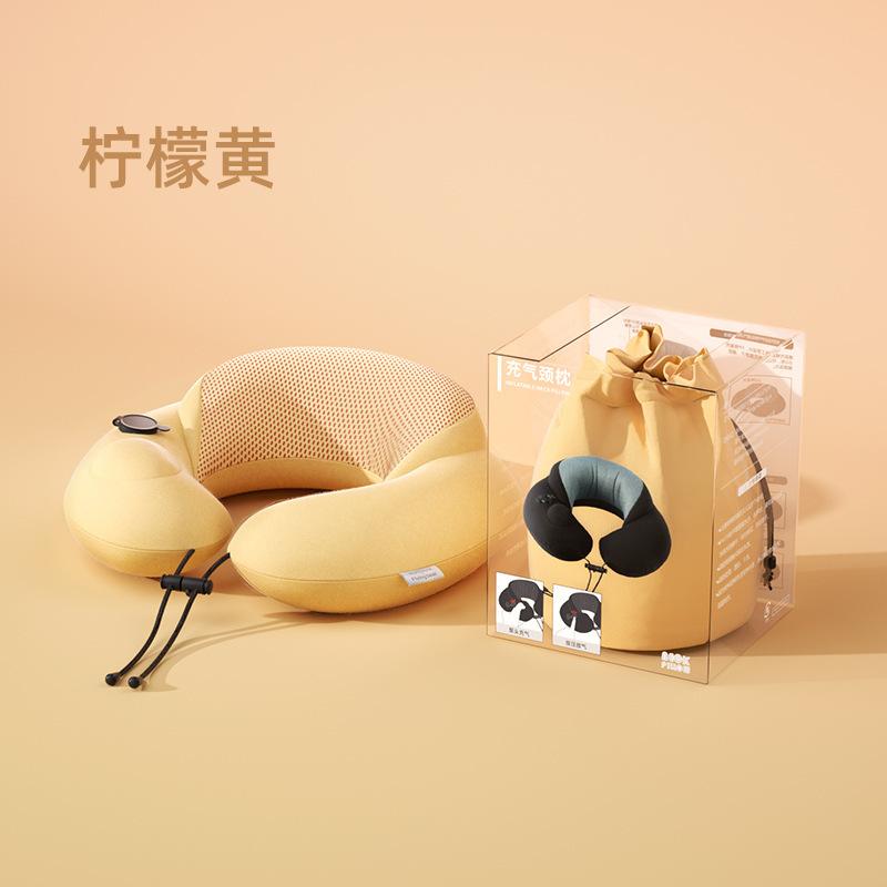 Portable neck pillow Press inflatable pillow Office nap neck pillow cloth cover removable and washable Single, simple packaging (includes storage bag)
Portable neck pillow Press inflatable pillow Office nap neck pillow cloth cover removable and washable Single, simple packaging (includes storage bag)