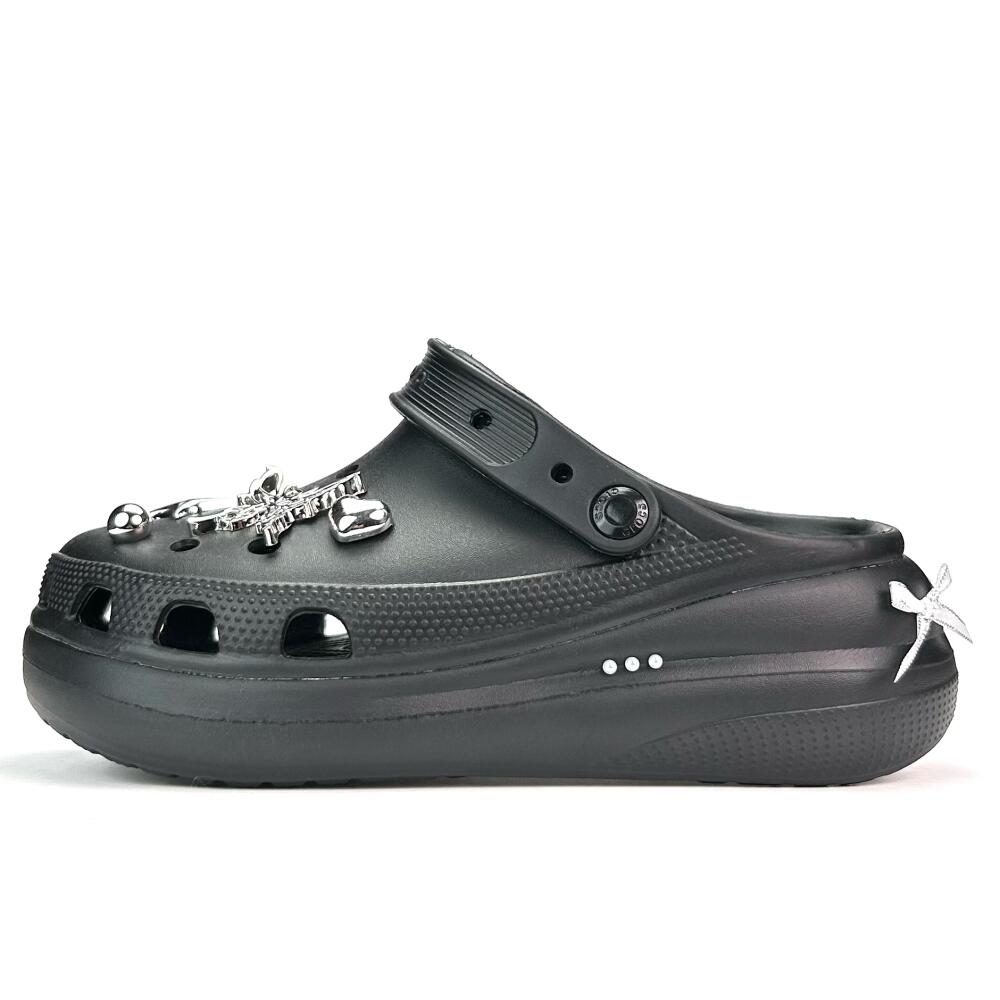 Crocs Classic clog Silver Butterfly EVA Comfortable and Versatile Trendy Hole Shoes Unisex Black 38-39 чёрный
Crocs Classic clog Silver Butterfly EVA Comfortable and Versatile Trendy Hole Shoes Unisex Black 38-39 чёрный
