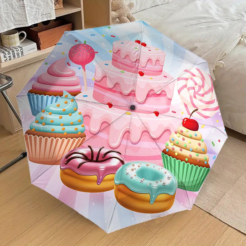 Dessert Ice Cream Folding Umbrella Fashion Auto-Open 8 Iron Ribs Plastic Handle Foldable Sunshade Perfect Christmas Gifts
Dessert Ice Cream Folding Umbrella Fashion Auto-Open 8 Iron Ribs Plastic Handle Foldable Sunshade Perfect Christmas Gifts
