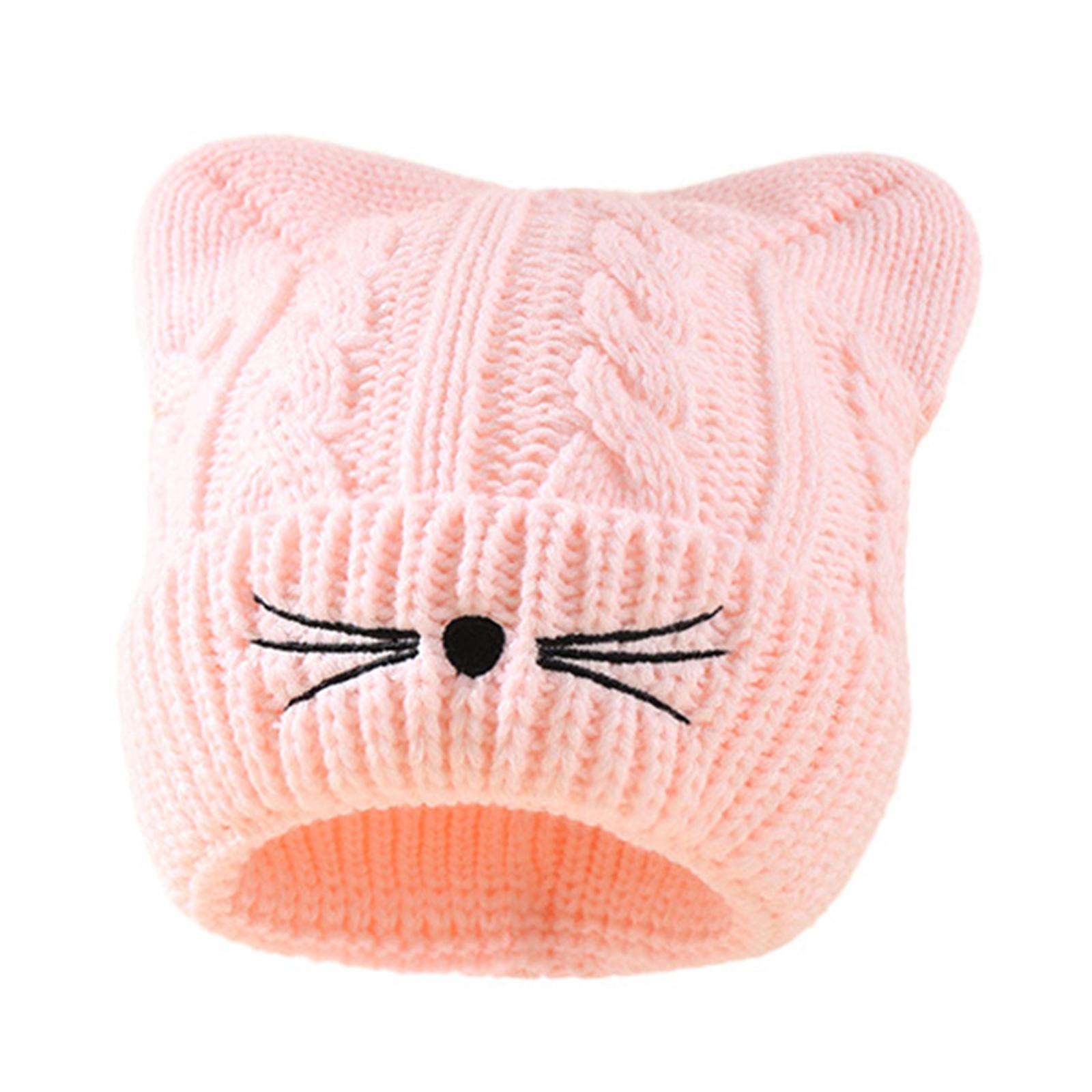 Winter Cartoon Kitten Knitted Hat Kitten Ear Beanies Headwear Hat for Kids Headwear with Embroidered Whisker розовый
Winter Cartoon Kitten Knitted Hat Kitten Ear Beanies Headwear Hat for Kids Headwear with Embroidered Whisker розовый