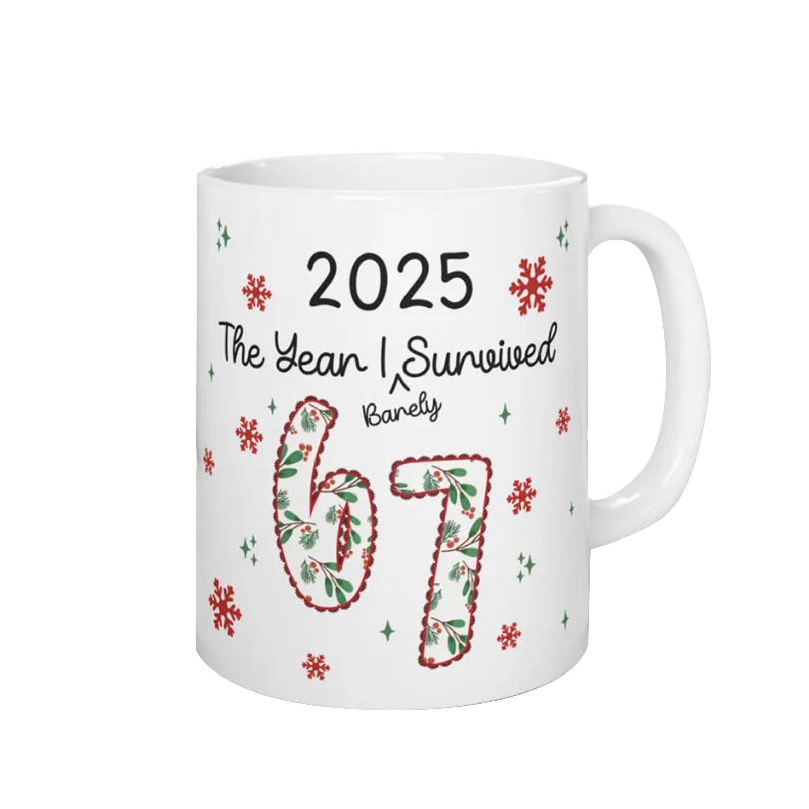 Funny Christmas Mugs, Holiday Coffee Cups, Teacher Ceramic Mugs, Satirical Christmas Mugs One Size білий
Funny Christmas Mugs, Holiday Coffee Cups, Teacher Ceramic Mugs, Satirical Christmas Mugs One Size білий