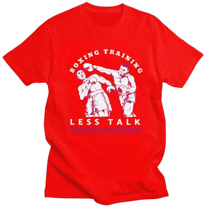 Boxing Training Less Talk More Punches TShirt 100 Cotton Tee Tops Summer Boxer Quotes Tshirt Fashion Short Sleeve Clothing S
Boxing Training Less Talk More Punches TShirt 100 Cotton Tee Tops Summer Boxer Quotes Tshirt Fashion Short Sleeve Clothing S