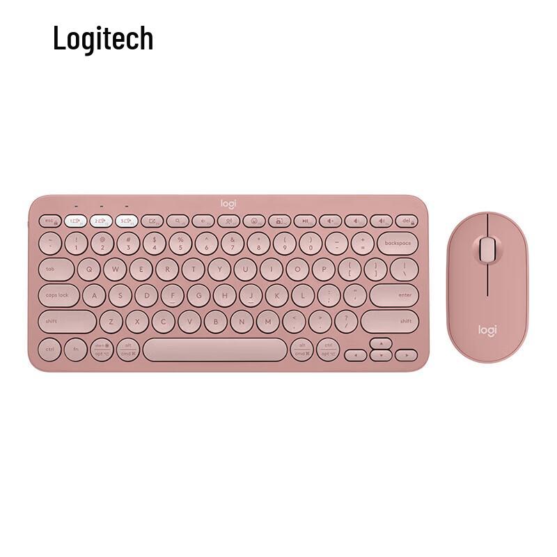 Logitech Pebble 2 Combo Wireless Keyboard and Mouse Set
Logitech Pebble 2 Combo Wireless Keyboard and Mouse Set