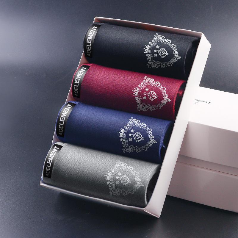 Aoyuan Men s 4-Pack Mid-Waist Boxer Briefs - Comfortable, Breathable, Youthful Fit Extra Large
Aoyuan Men s 4-Pack Mid-Waist Boxer Briefs - Comfortable, Breathable, Youthful Fit Extra Large