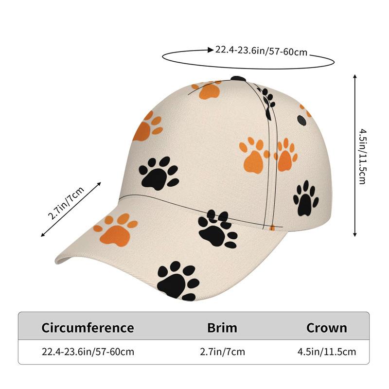 1pc Pet Paw Print Duckbill Hat Lightweight Adjustable Snap Cap with Paw Patterns Pet Lover for Dog Owners Outdoor Vacation
1pc Pet Paw Print Duckbill Hat Lightweight Adjustable Snap Cap with Paw Patterns Pet Lover for Dog Owners Outdoor Vacation